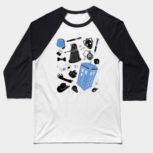 Artifacts: Doctor Who Baseball T-Shirt by joshln